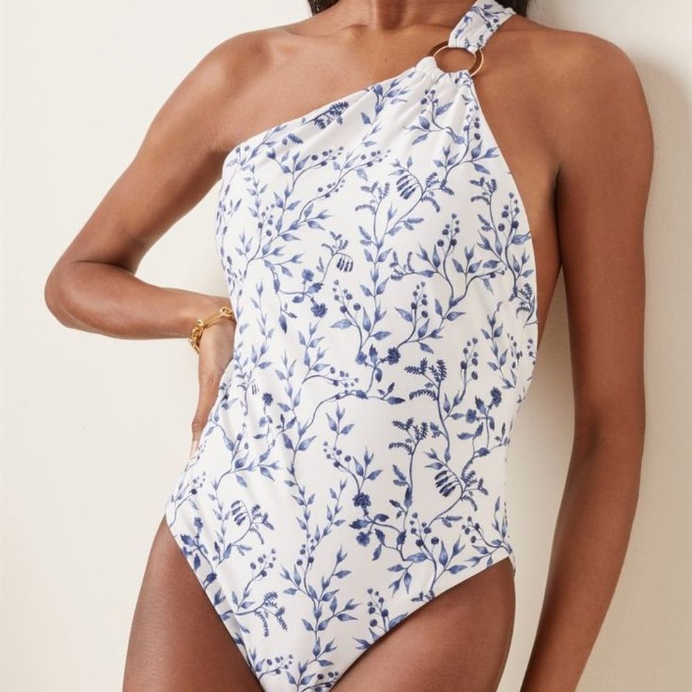 NWT AGUA BY AGUA BENDITA Fresa Printed One-Piece Swimsuit